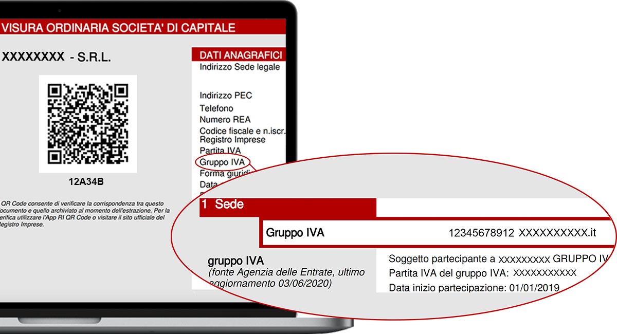 Codice fiscale Partita IVA Numero REA Registro Imprese