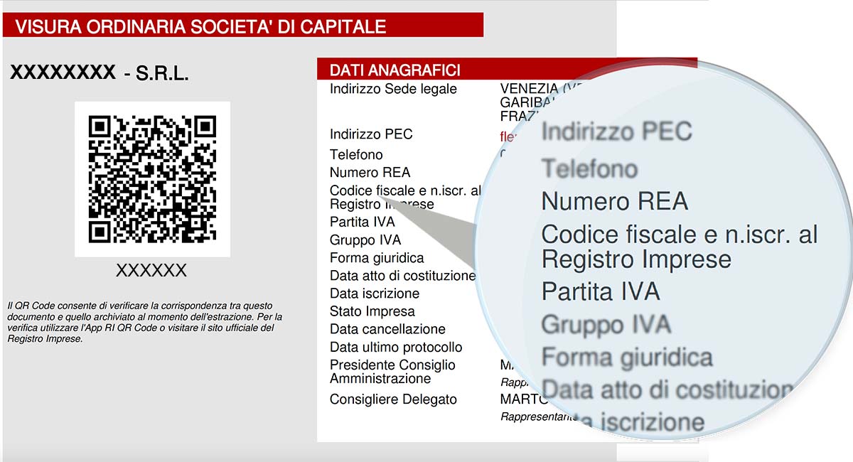 Ecco dove trovare il Numero REA Il numero REA, il numero di iscrizione al Registro Imprese delle Camere di Commercio, Codice Fiscale, si trovano nella sezione “Dati Anagrafici” della Visura Camerale